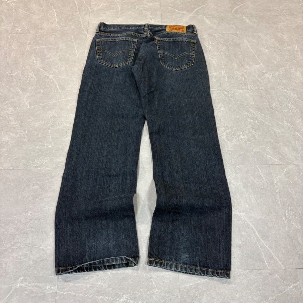 Levis 559 Relaxed Straight Jeans Mens 31x30 Dark Wash Indigo Denim 4085
